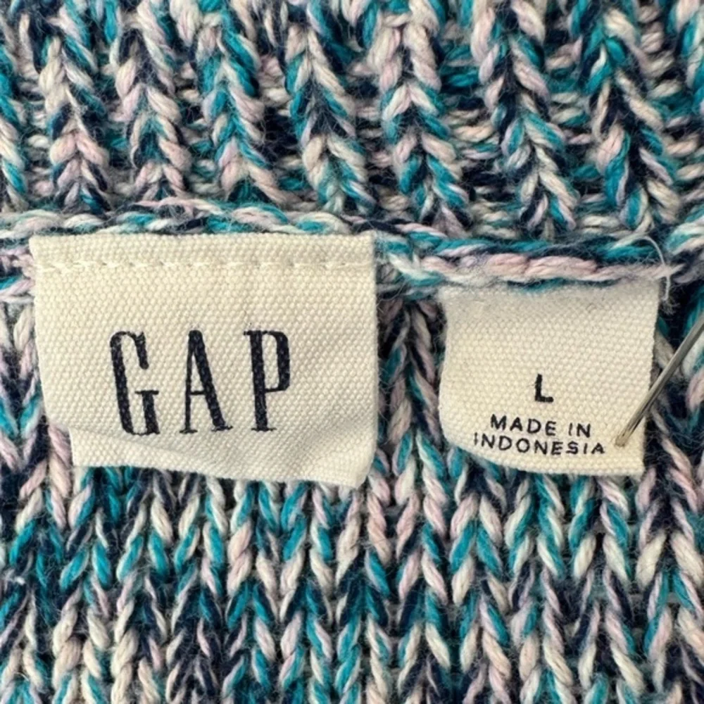 GAP Marled Knit Sweater‎ Soft Cotton Blend Cozy Everyday neutral large